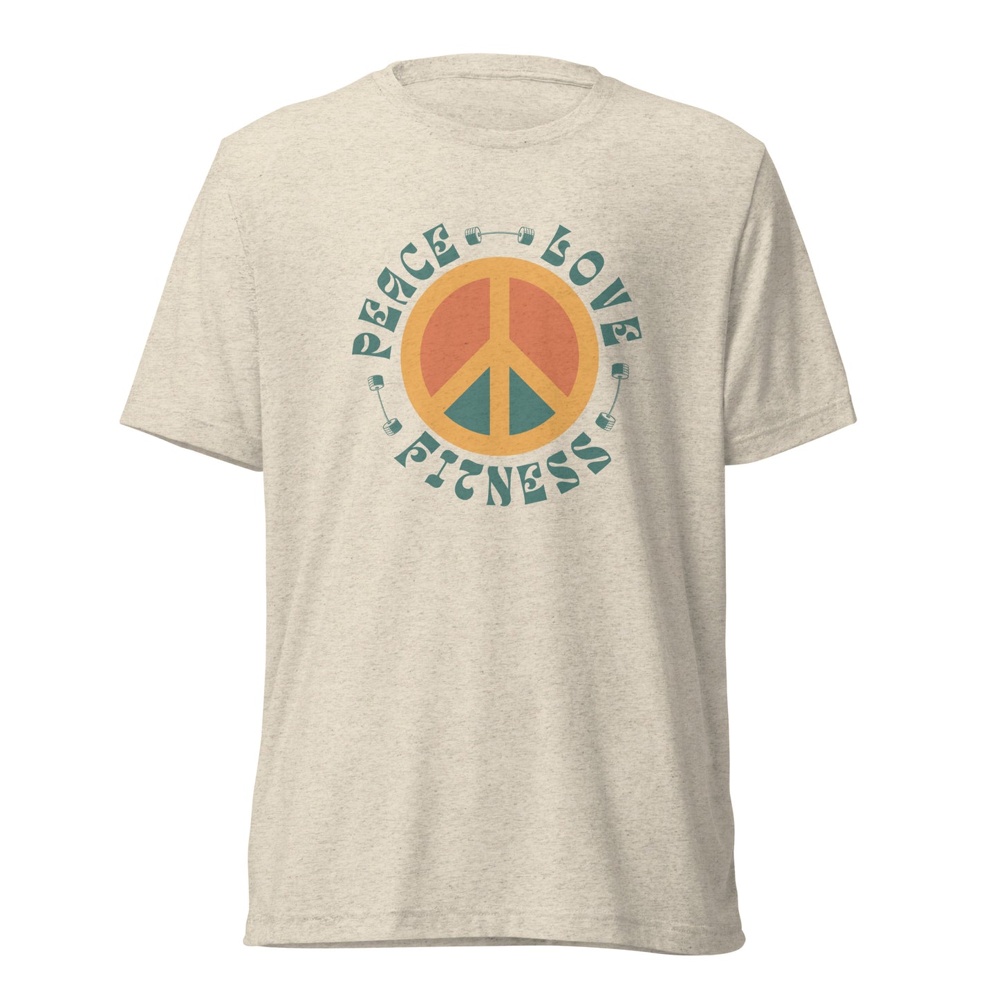 Peace, Love, Fitness Tri-blend Tee