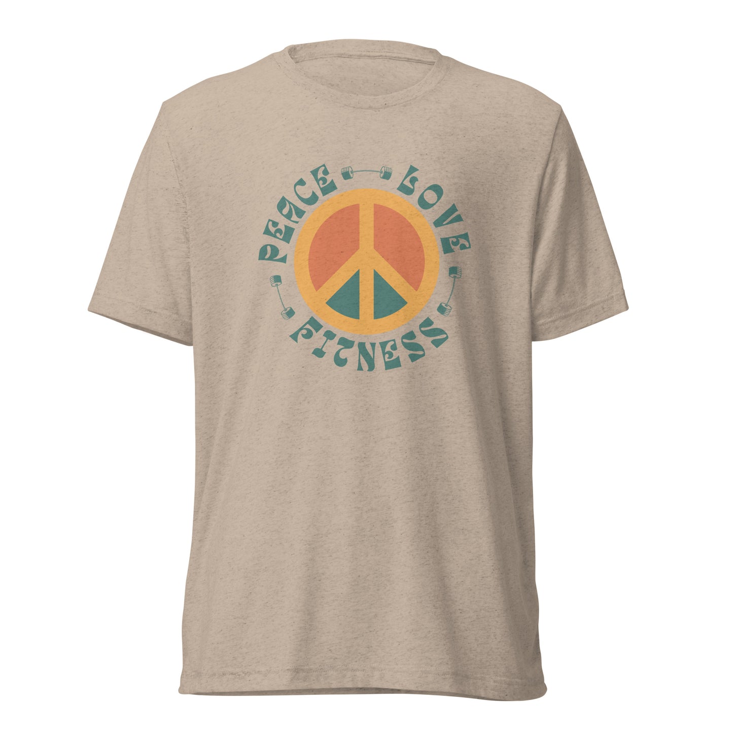 Peace, Love, Fitness Tri-blend Tee