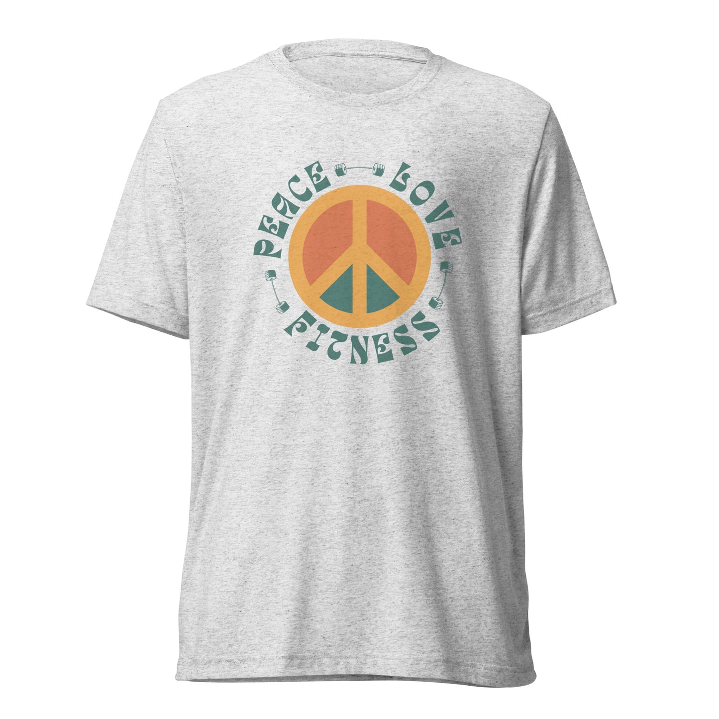 Peace, Love, Fitness Tri-blend Tee